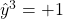 \hat{y}^3=+1