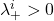\lambda_{+}^i > 0